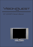 VisionQuest LVQ2001 Owner`s manual
