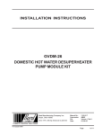 gvdm-26 domestic hot water desuperheater pump module kit