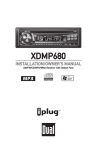 Dual IPLUG XDMP680 User`s manual