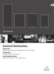 Behringer B2520 Pro User manual