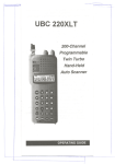 Uniden UBC220XLT Specifications