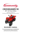 CROSSRUNNER 90 Owner`s manual