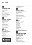 Ariston LTF 11H132 Operating instructions