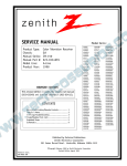Zenith A27A12D Service manual