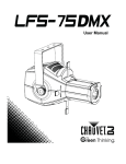 Chauvet LFS-75DMX User manual