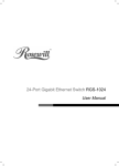 Rosewill RGS-1024 User manual