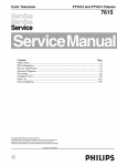 Philips 50P8342 Service manual