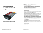 Compaq iPAQ Networking Setup guide