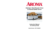 Aroma ART-618SBE/E Instruction manual