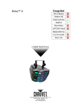 Chauvet Kinta X User manual