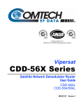 Comtech EF Data Vipersat 564L User guide