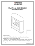 Dimplex EDS7001F User`s guide