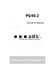 a/d/s/ PQ40.2 Owner`s manual