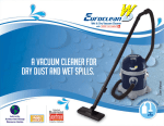 Euroclean Vacuum Cleaner User manual