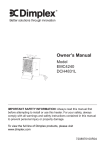 Dimplex EMC4240 Owner`s manual