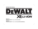 DeWalt DCD776-XE Instruction manual