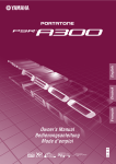 Yamaha PSR-A300 Owner`s manual