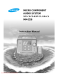 Samsung MM-ZS8 Instruction manual