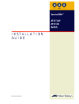 Centrecom AT-3726 Installation guide