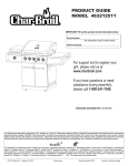 Char-Broil 463212511 Product guide