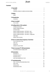 Danfoss FC 100 Series Operating instructions