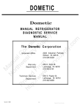 Dometic RM 7400(L) Service manual