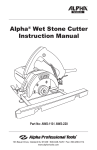 Sharper Image EC-WS115 Instruction manual