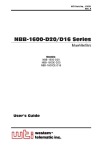 Western Telematic NBB-1600CE-D16 User`s guide