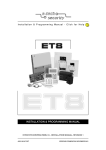 E-Tech ET8 Installation manual