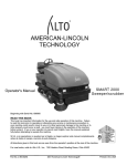 Alto SMART 2000 Operator`s manual