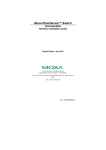Moxa Technologies EDS-508A Installation guide