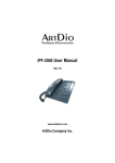 ArtDio IPF-2000 User manual