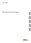 Axis Q8108-R User`s guide