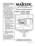 Vermont Castings 820 Operating instructions