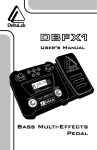 DeltaLab DBFX1 User`s manual