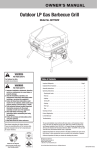 Uniflame GBT702W Owner`s manual