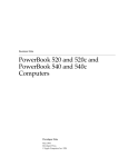 Apple PowerBook 520 Technical information