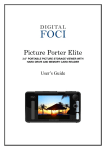 Digital Foci Picture Porter 35 User`s guide