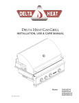 Delta Heat DHBQ38R-B Operating instructions