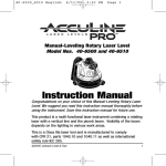 AccuLine 40-6510 Instruction manual
