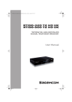 SAGEMCOM RTI90-320 T2 HD UK User manual
