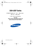 Samsung D307(i) User guide