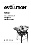 Evolution FURY5 Instruction manual