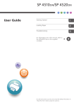 Ricoh SP 4510 DN User guide