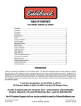 Edelbrock 3564 Installation manual