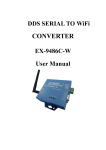 DDS EX-9486C-W User manual