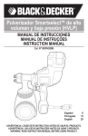 Black & Decker HVLP200 Instruction manual