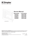 Dimplex WRCPF-KIT Service manual