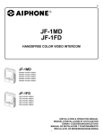 Aiphone JO-1FD Specifications