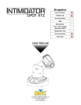 Chauvet Intimidator Spot XYZ User manual